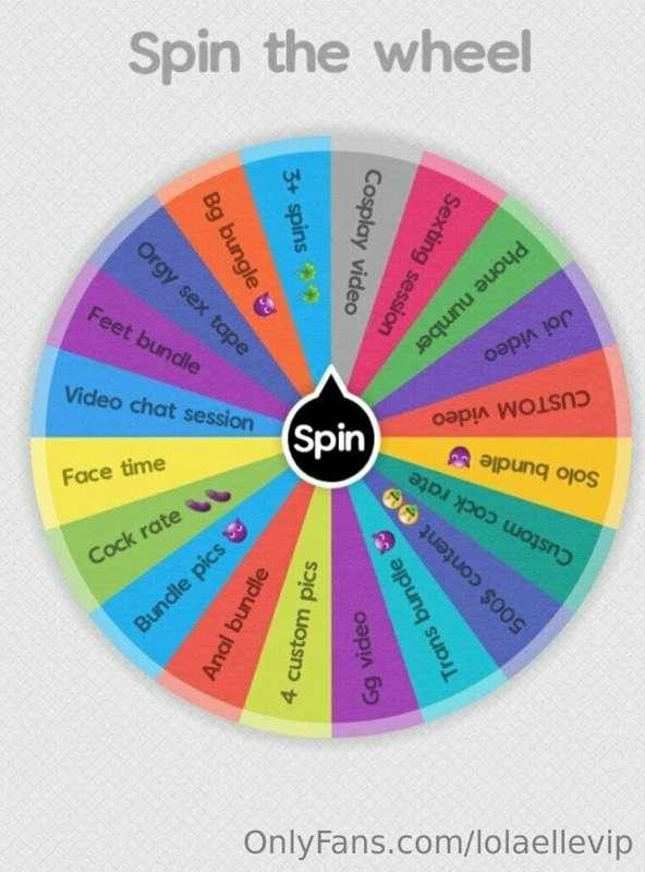 SPIN THE WHEEL 🎰 

CRAZY SPINS 🔥  +  EVERY SPIN IS A WIN !!!..