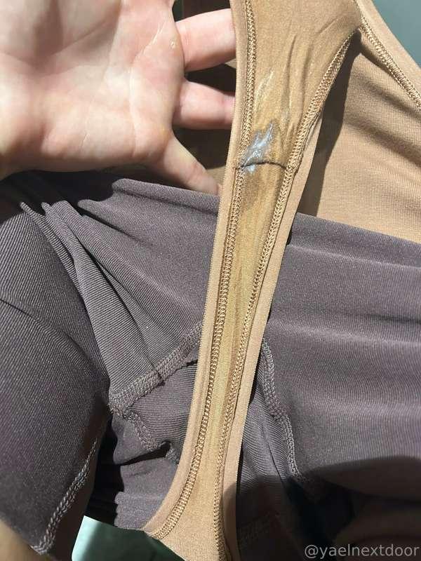 I got fucked in these and then wore them to the gym and all ..