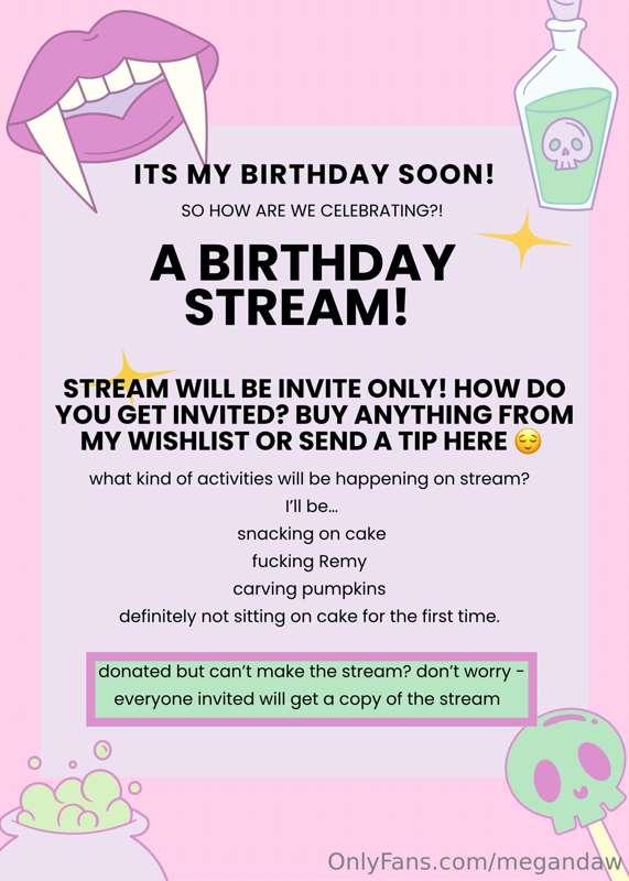 ITS MY BIRTHDAY IN LESS THAN A WEEK

In case you wanna get m..