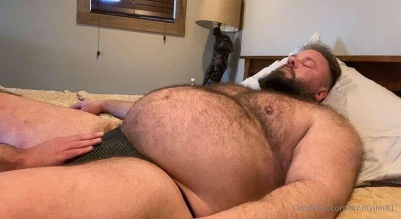 Waking up dad from a nap 