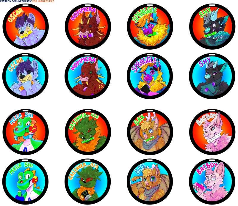 Neonfur 2019 badges [FREE]
