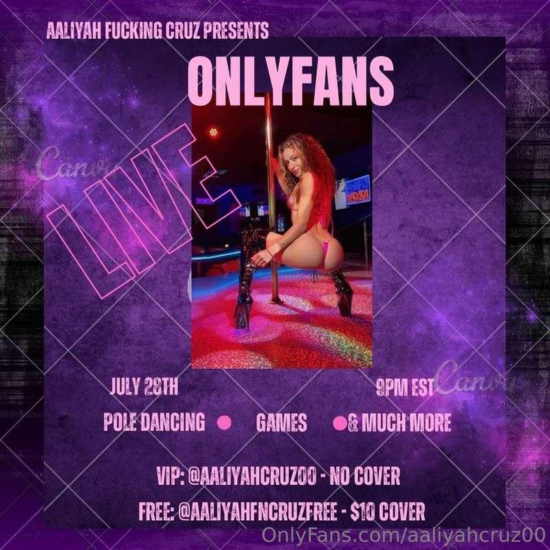Come keep me company at my first Live show this Friday 6pm p..