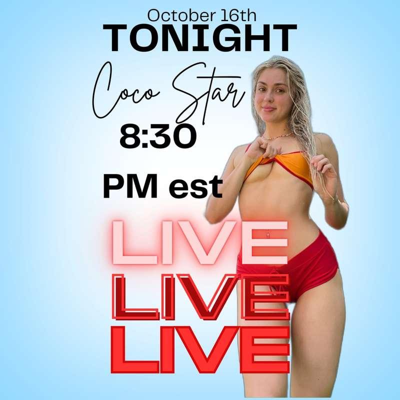 🔥🌶️SURPRISE! I'm going LIVE tonight! 🌶️🔥8:30 PM EST Whose cu..