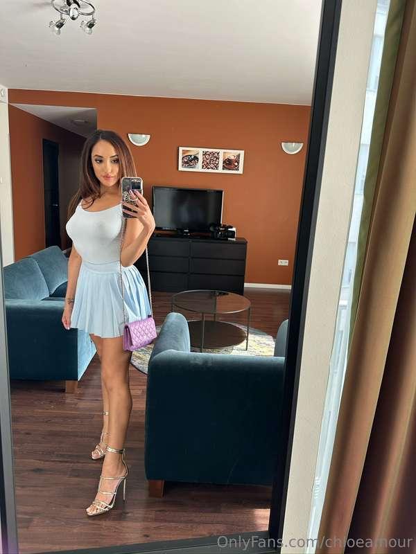 I just realized my dress is see through!! Like if you zoomed..