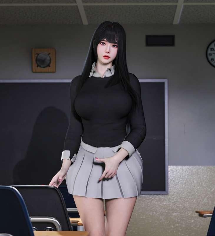 講義室の彼女
