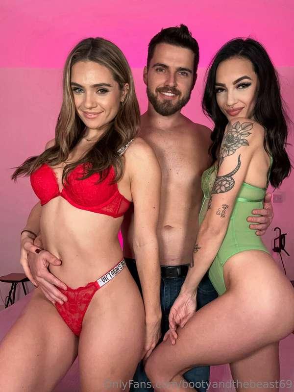 Threesome pending... @lolaaamooon @gainzjamesmcg