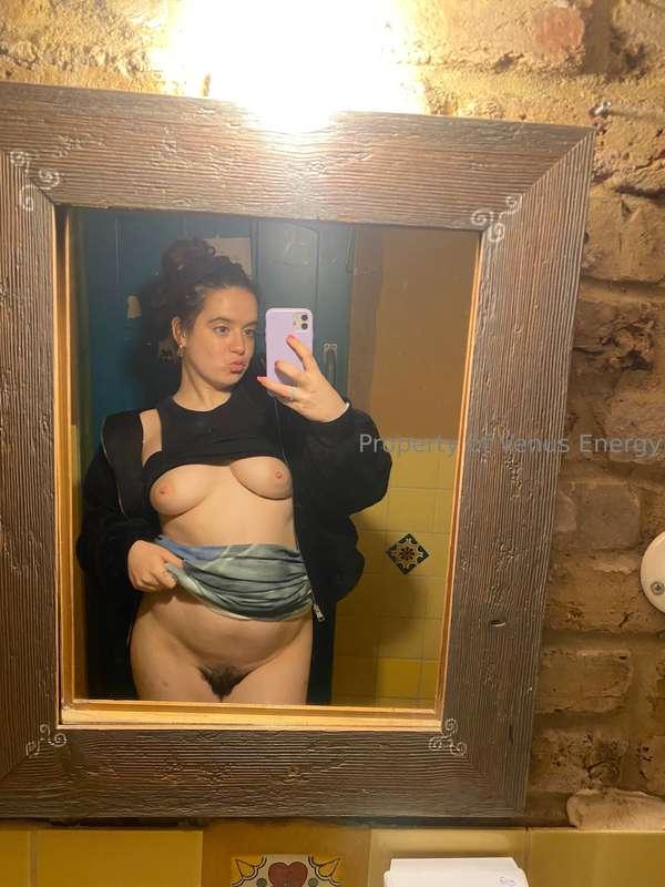 Last night tipsy in the tapas place bathroom 🤫