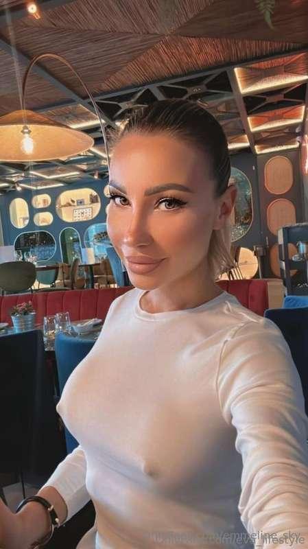 My nipples just woke up, Daddy… they missed your touch 😈💋 Yo..