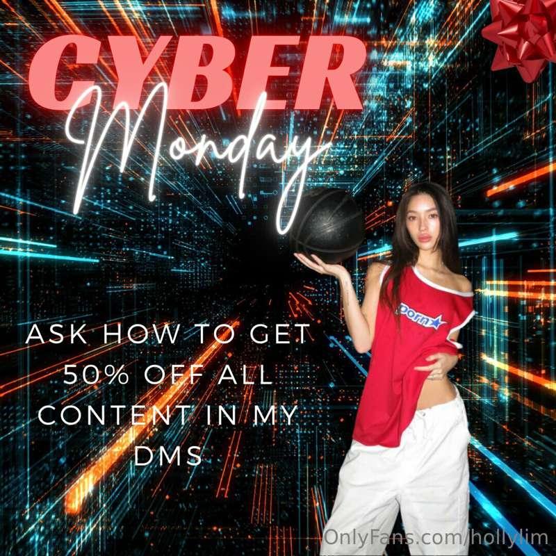 CYBER MONDAY STARTS NOW DM me so you can find out how to unl..