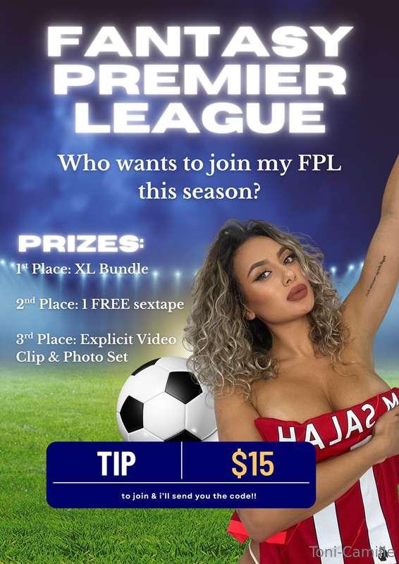 ⚽️ FANTASY PREMIER LEAGUE ⚽️Want to join in my FPL league th..