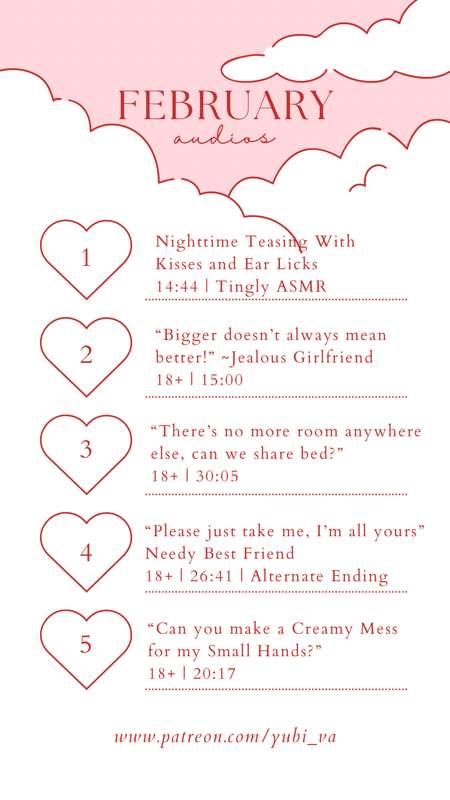 💖 Patreon February List 💖
