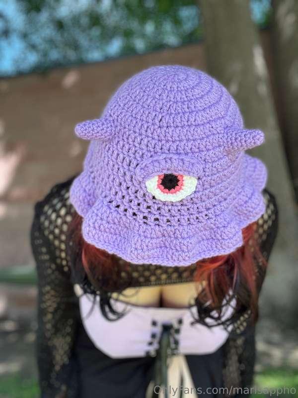 Got this cute new hat from a little goth creators fair that ..