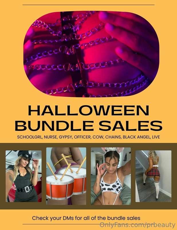 CHECK YOUR DMS NOW FOR ALL OF THE AMAZING HALLOWEEN CONTENT ..