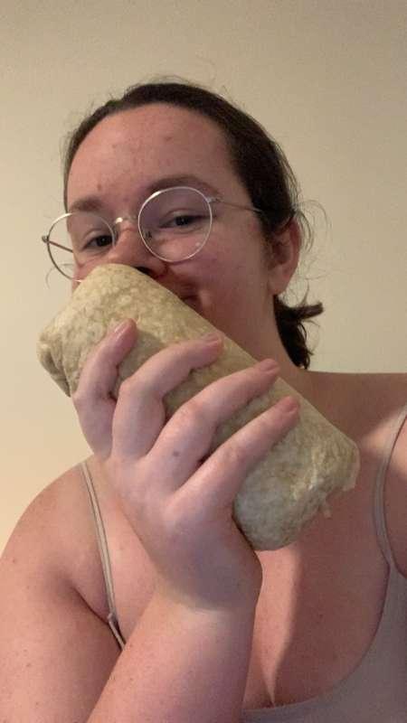this burrito is literally the size of my head…