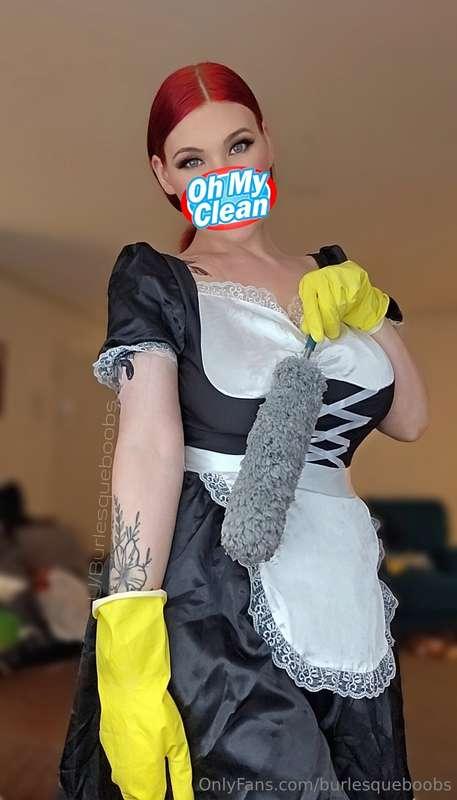 Anyone need help with a spot of cleaning? I get the job done..