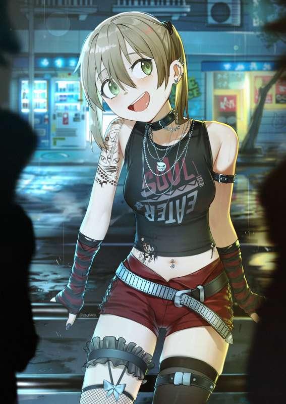 [R-18] Maka gothic girl + NSFW variations