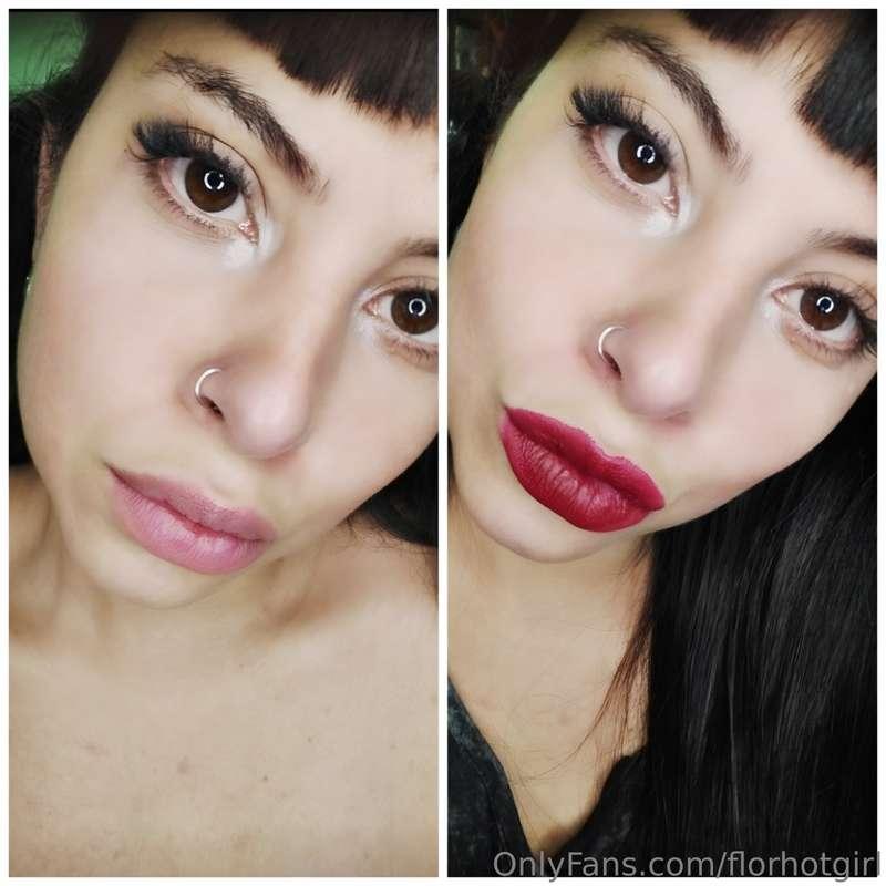 How do You prefer My lips ?? 😏😏