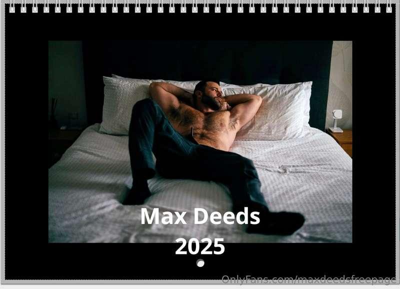 The 2025 Max Deeds calendar is now availableww https://www.d..