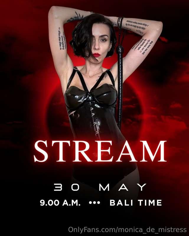 You don’t want to miss this.On the 30th, I go live. You watc..