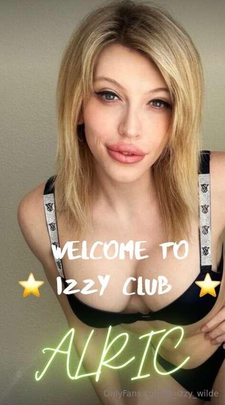 Ｗｅｌｃｏｍｅ ｔｏ Ｉｚｚｙ Ｃｌｕｂ ⭐️ALRIC⭐️cant wait to have fun with you..