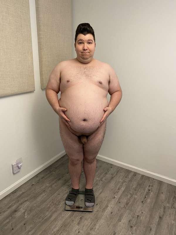 Naked fully NUDE body, my full Frontal… naked weigh-in show 