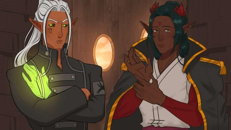 ASMR Sadistic Dark Elf and Dominant High Elf Interrogate You (Early Access)