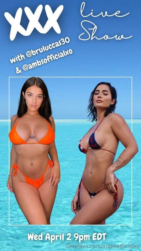 GUESS WHAT?! @bruluccas30 and I are going LIVE! it's gonna g..