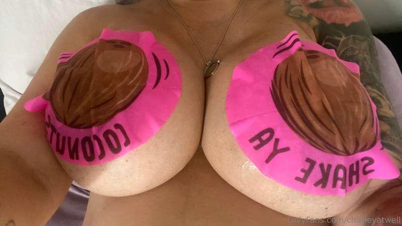 I’m not sure this boob mask was made for my size boobs! Boob..