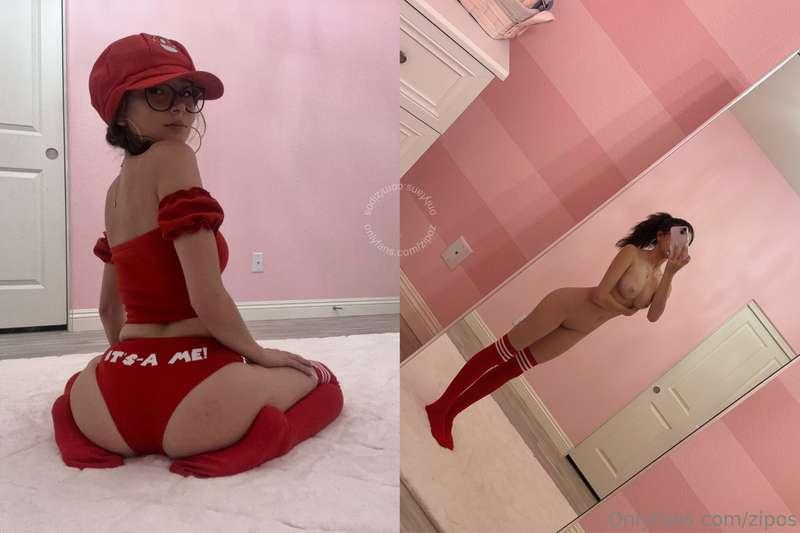 💗🦑 I hope you like my cute little Mario outfit 🙈✨💌