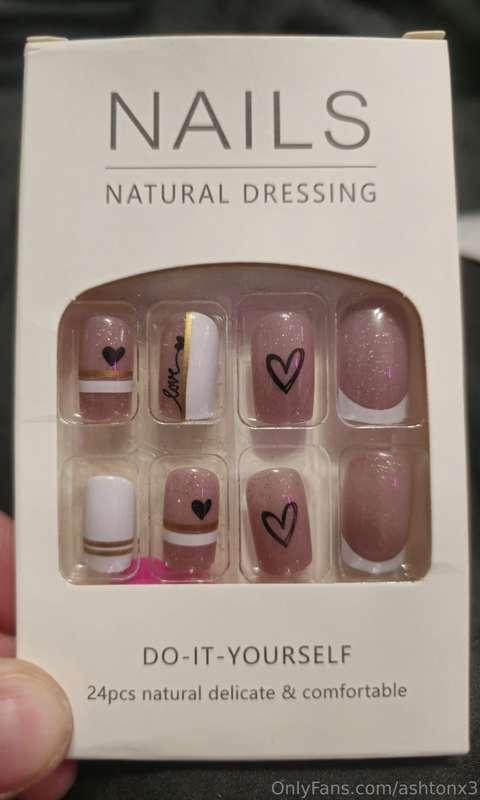 My cute 😍 💓 new nails.