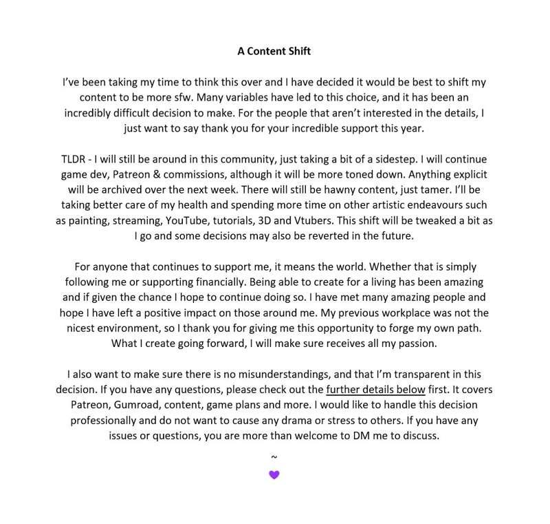 A Content Shift