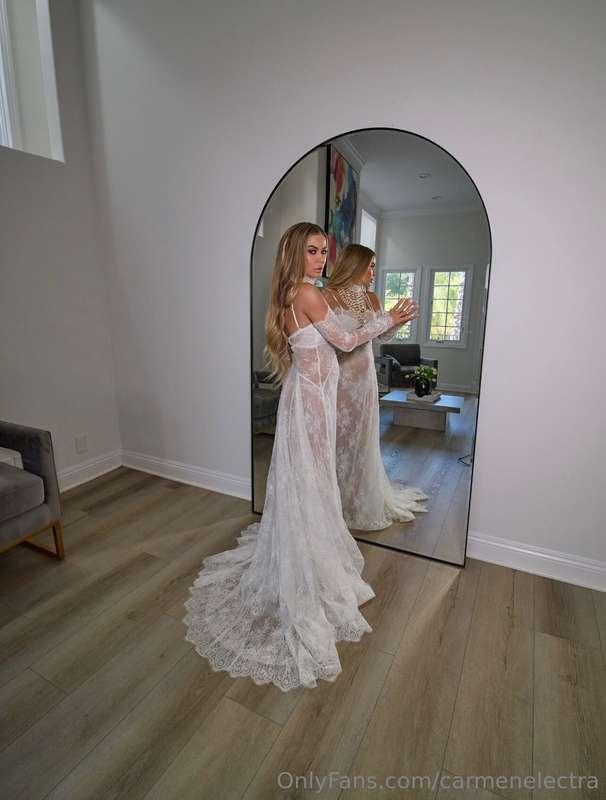 I know you love the pics from the wedding dress, so here's m..