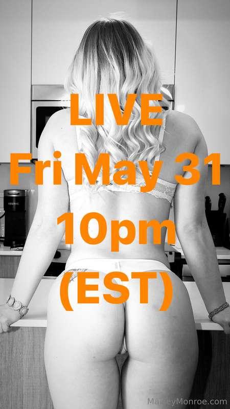 ## 🚨LIVE TONIGHT ***10pm (EST)***  Adding ***anal fingering*..