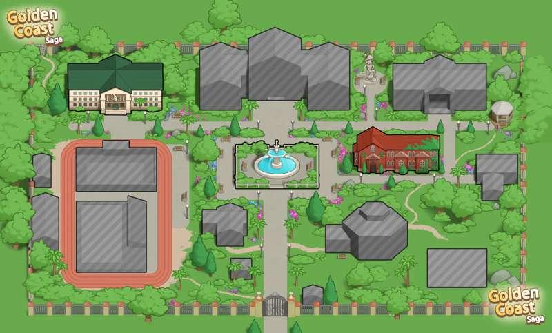 World Map in the 0.1 version