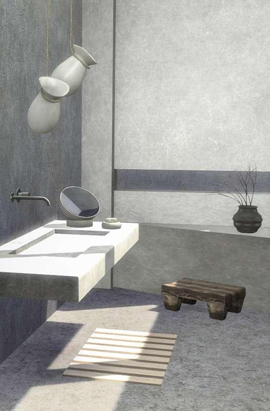 [KHD] Tadelakt Bathroom Set