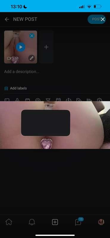 playing with my pussy with my plug in😅this was so hot, my pu..