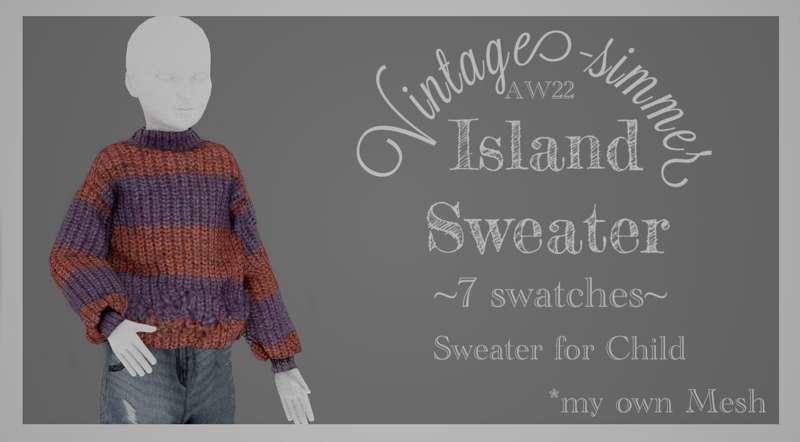 ˗ˏˋIsland Sweater ˎˊ˗ Public realase: November 5