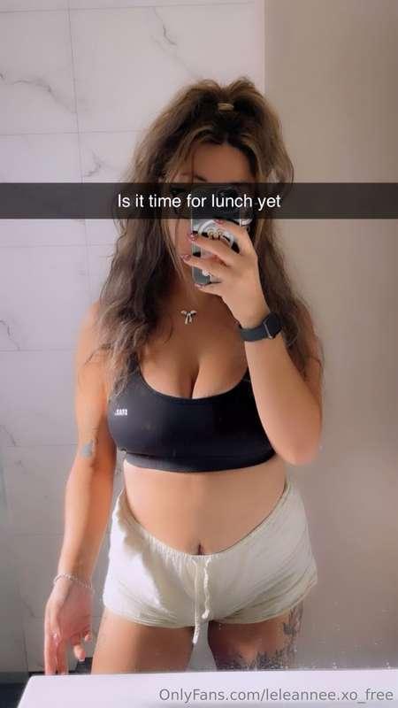 Can I be lunch ? 👅Sub to my main page & I’ll give you my sna..