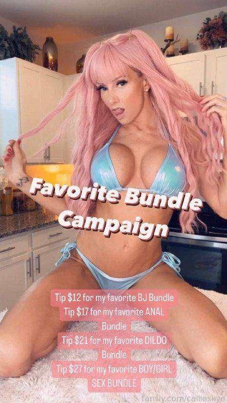 Top sex scenes, most-watched anal plays, top-selling dildo bundle, or my favorite blow job bundle... which one do you want to pick? 🥂🎁

Check out my favorite campaign: https://fansly.com/post/525201511106486272