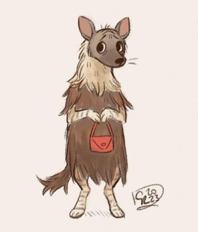 Little Brown Hyena & Misc Sketches