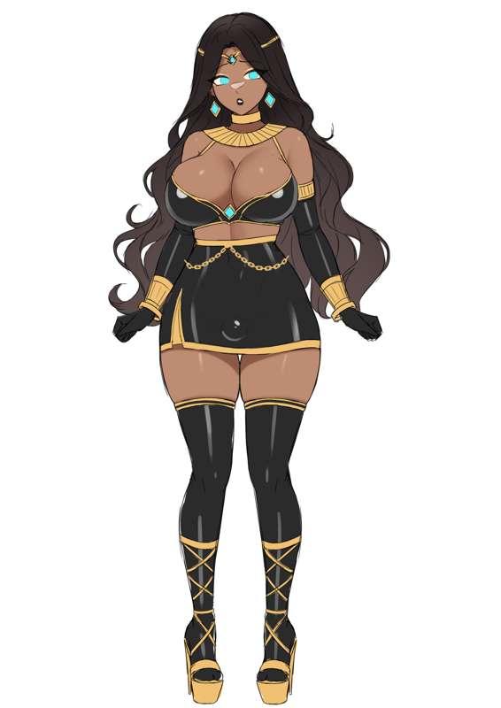 egyptain bimbo sissy sketch