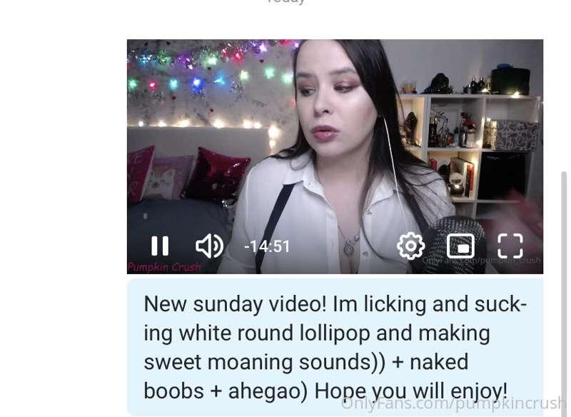 New Sunday video was sent to my fans on my $ page) if you wi..