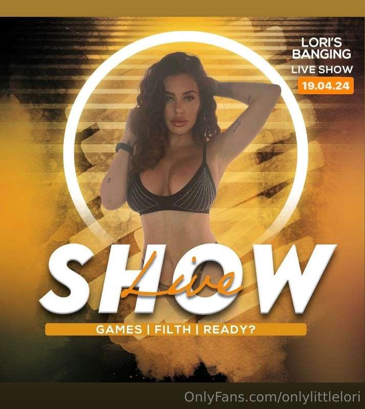 TONIGHT!! 11PM!!! THE FIRST LIVE SHOW OF THE MONTH!!!!! GET ..