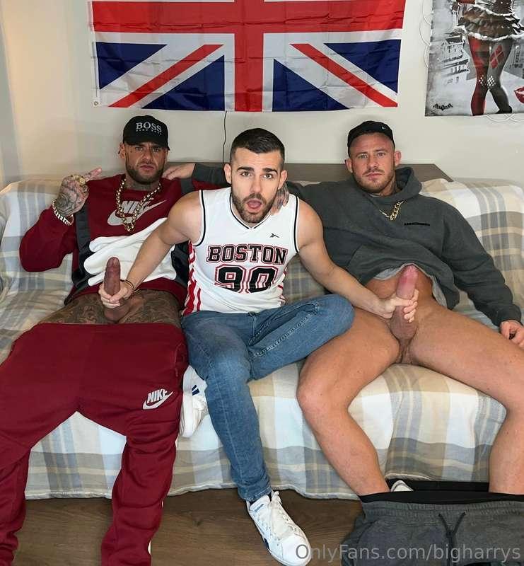 This filthy little slut couldn’t wait to get our big hung Br..