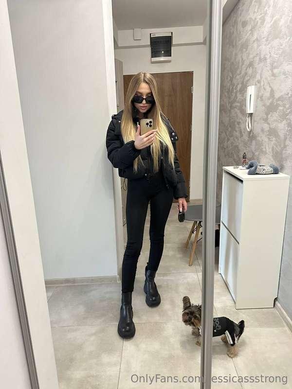 Stepping out with my favorite sidekick 🐾✨ – when your outfit..