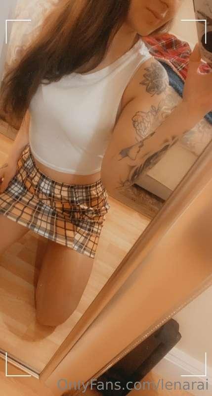 On my knees like a good girl 😈
