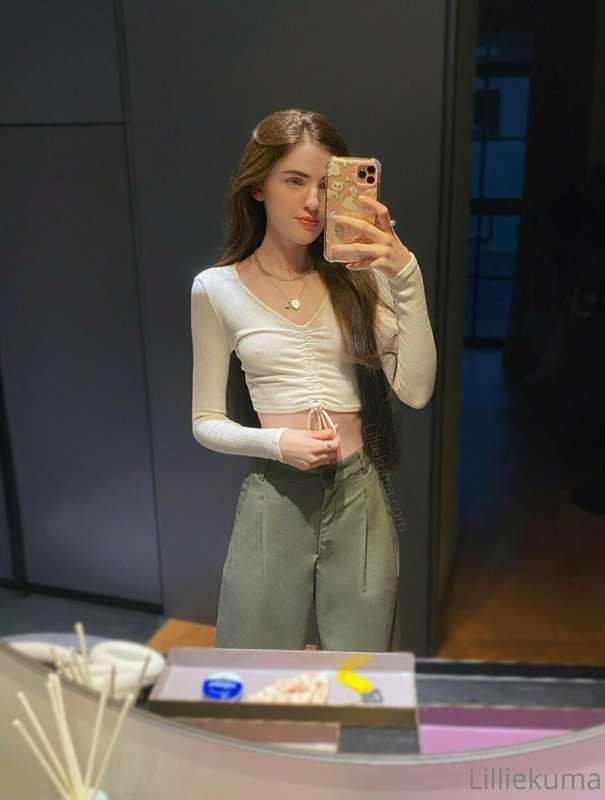 almost didn’t notice my nipple poking through my top 😳