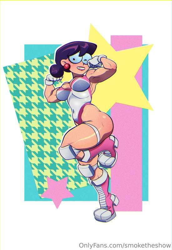 Drew a cute Mama from Punch Punch Forever! 