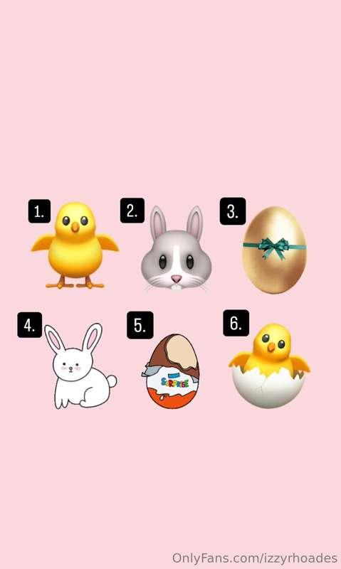 Happy Easter 🐇🤍 PICK A NUMBER! Tip $20 and dm me which numbe..