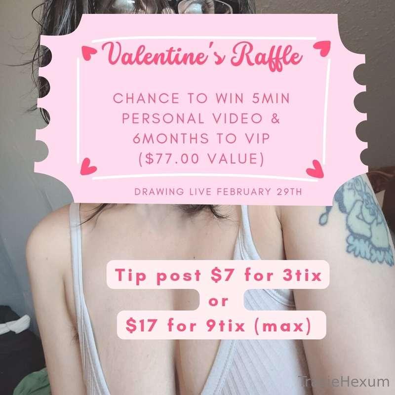 # 💕 Valentine's day raffle official rules 💕   • Enter for a ..